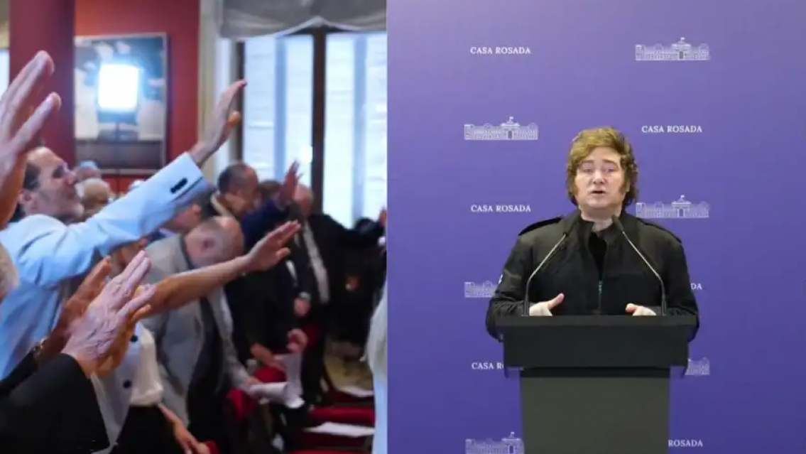 Milei se reuni� con pastores evang�licos en Casa Rosada y crece la distancia con la Iglesia Cat�lica