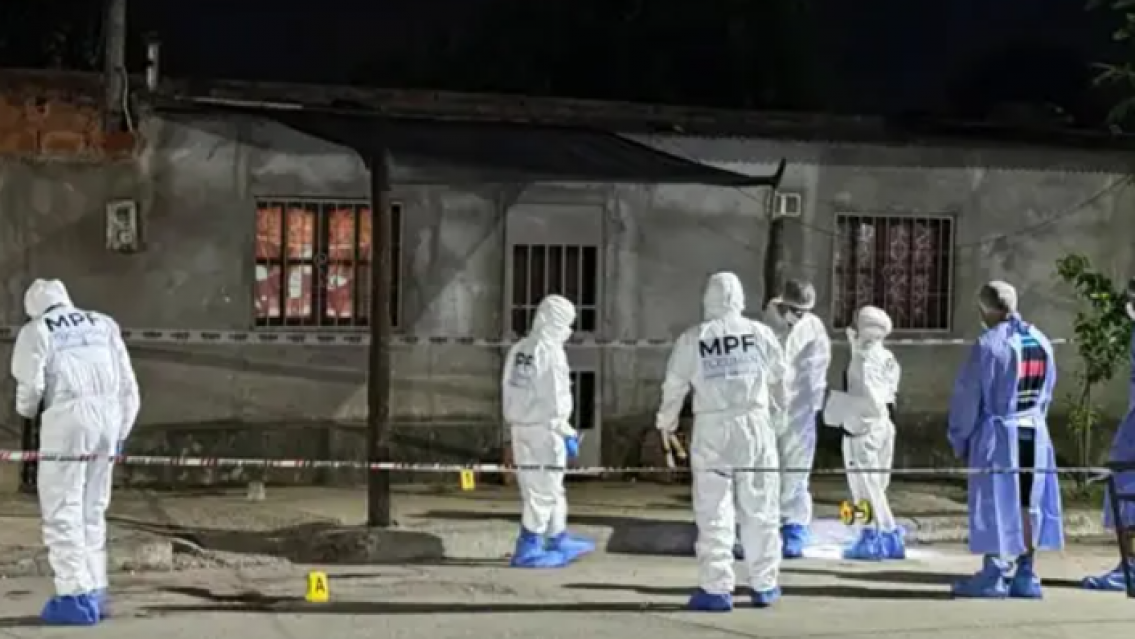 Minutos antes de brindar mataron a un norteño: le dispararon