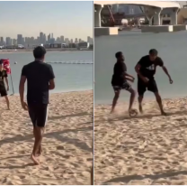 "Eh, amigo, ¿puedo juga'?" No podían creer a quién se encontraron para el picadito