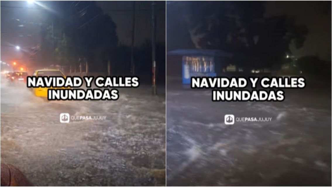 Tormentas de Navidad dejaron Jujuy bajo el agua