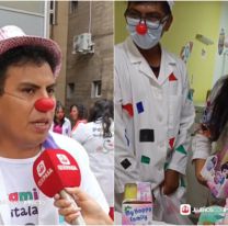 Payamigos visit&oacute; el Materno Infantil: compartieron juegos y regalos con los chicos