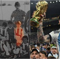 Subastar&aacute;n una reliquia de Messi: la camiseta que us&oacute; en su infancia