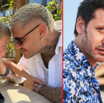 El provocador regalo de Icardi al hijo de Benjamín Vicuña que armó un escándalo nuevo