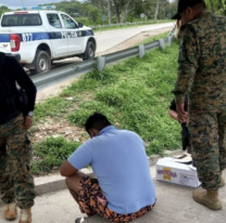 "Qué llevás ahí": abrieron la caja y se querían morir, el jujeño fue detenido en el acto