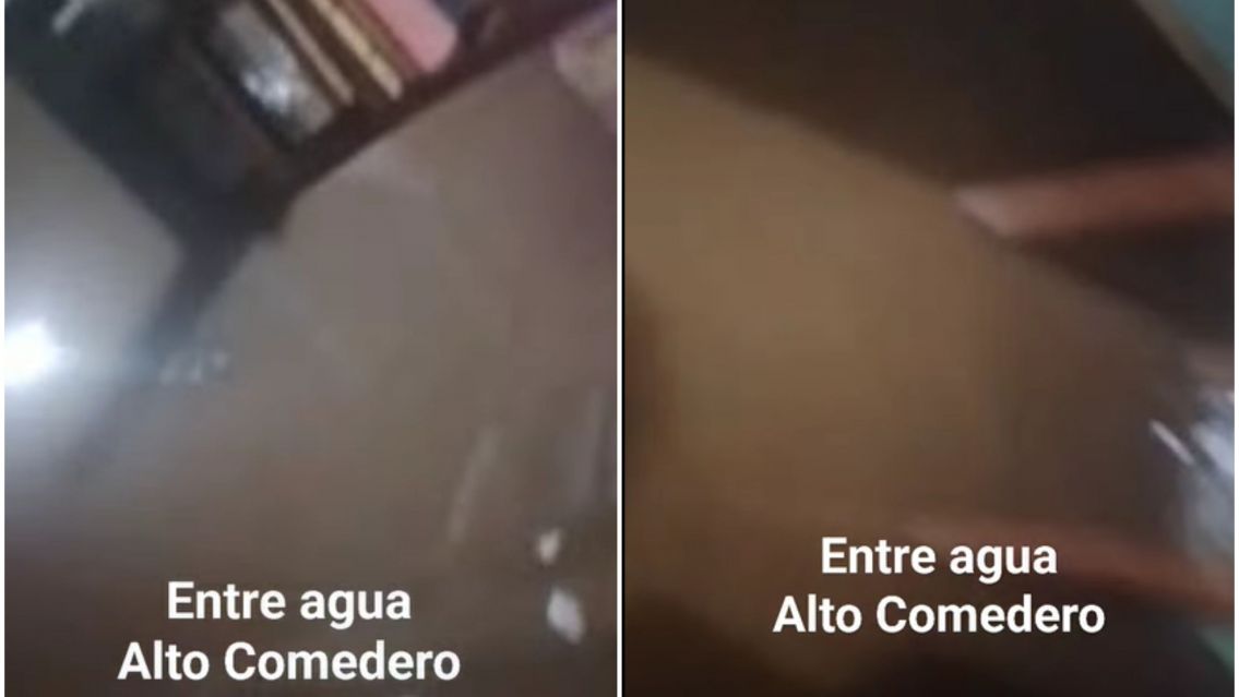 Alto Comedero bajo el agua: as� est�n las casas ahora