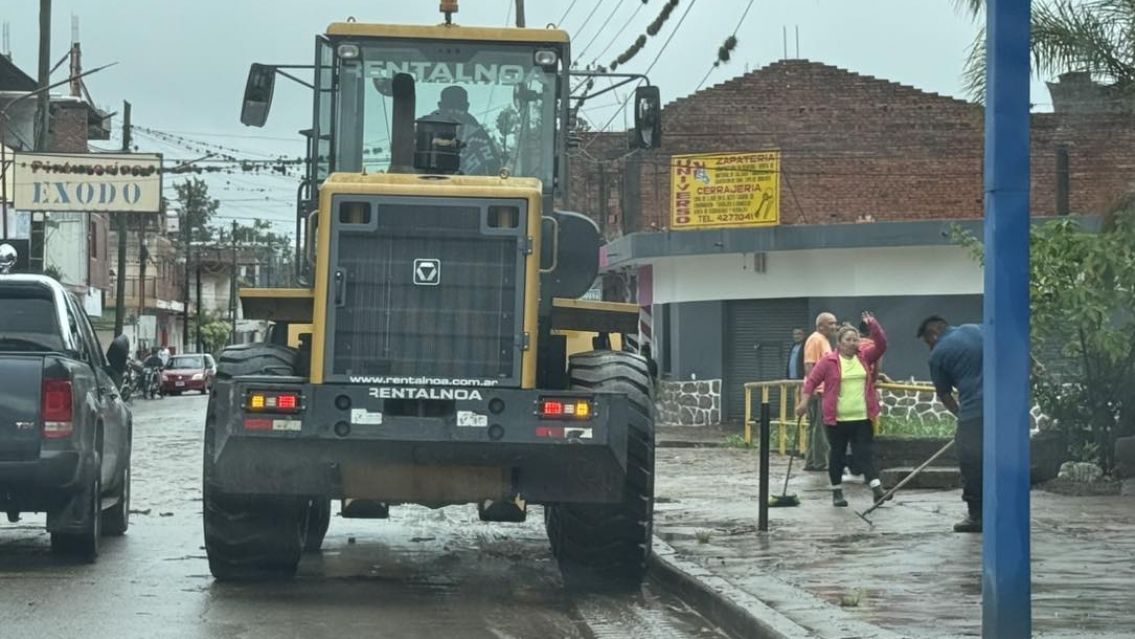 Siempre tarde: la Municipalidad de Palpalá reaccionó cuando el agua ya había hecho desastre