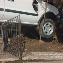 Tremendo choque en plena tormenta: jujeño iba hasta el buje y se llevó todo por delante