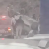 Tilcara: terrible vuelco en Ruta 9