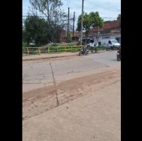 Palpal&aacute;: el desborde del arroyo Las Martas puso en jaque a comerciantes y vecinos