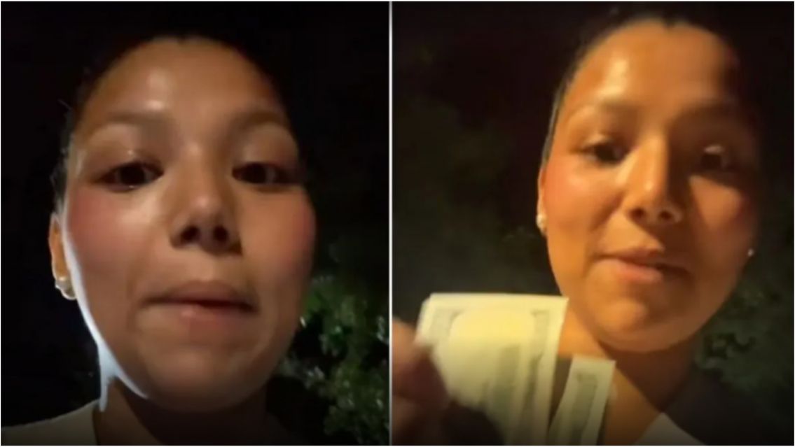 Trabajó en Navidad, contó cuánto ganó en TikTok y se volvió viral