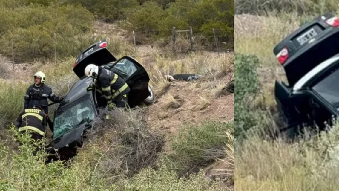 Volcó un auto en la ruta, murió un nene de 6 años y su mamá está grave