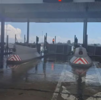 Temporal mortal en C&oacute;rdoba: el viento arranc&oacute; una cabina de peaje y aplast&oacute; a un trabajador