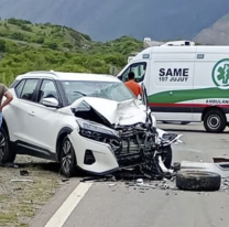 Drama en la Cuesta de B&aacute;rcena: un choque en cadena dej&oacute; un herido que pelea por su vida