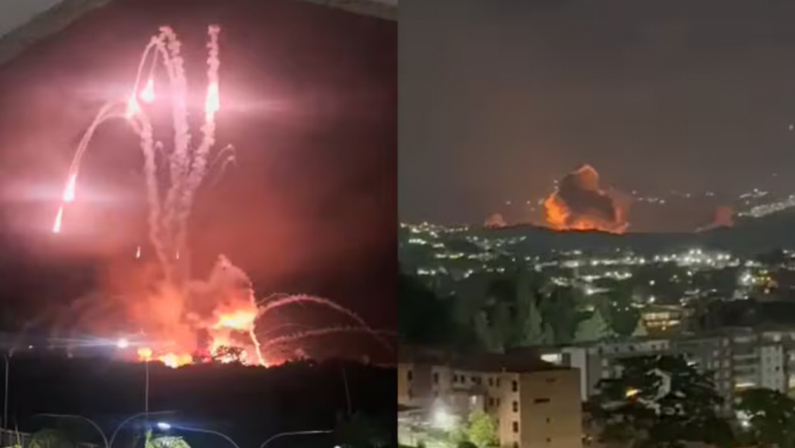 Venezuela bajo fuego: videos muestran detonaciones, aviones y caos en las calles