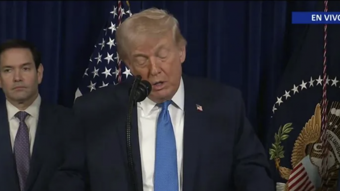 Donald Trump: "Vamos a gobernar Venezuela hasta que sea seguro"