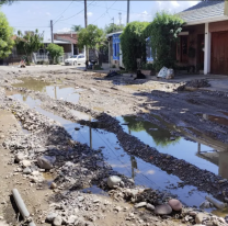 Vecinos de Palpalá enojados por una obra que quedó a medias