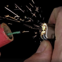 Perdió tres dedos tirando un petardo, le dieron el alta y perdió un ojo tirando otro cohete