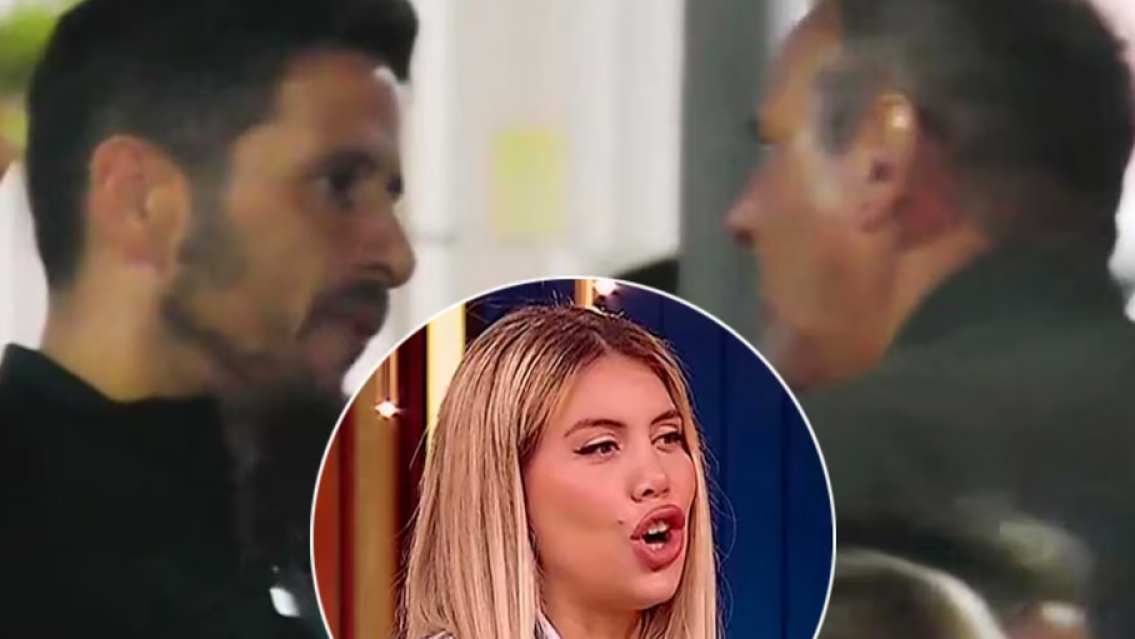 El novio de Wanda Nara amenazó a un cronista frente a la conductora: "Me..."