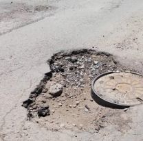 La colectora de la Ruta 66 en Palpalá tiene zanjones por todos lados