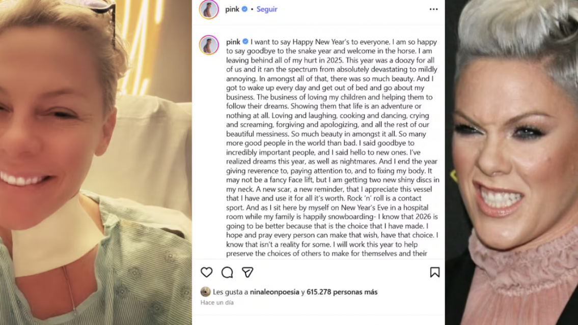 Drástica decisión de la cantante Pink, dieron un comunicado