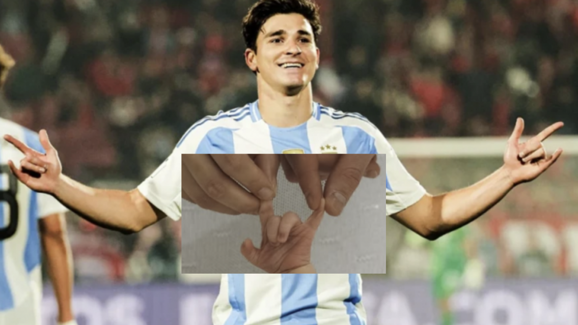 Igual que pap�: con esta espectacular foto, Juli�n �lvarez present� a su hijo Amadeo