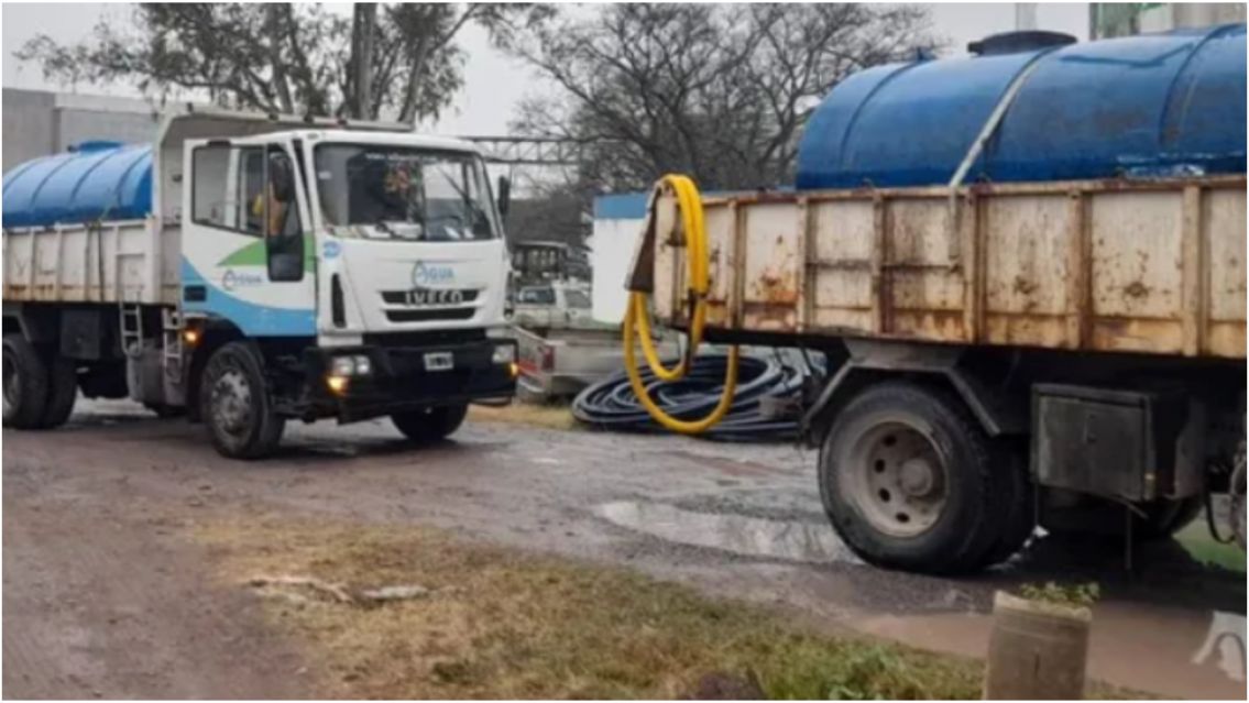 Cortes de agua en la capital: dónde y cuándo pasarán los camiones cisterna