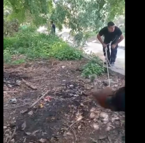 Drama al borde del "canal de la muerte": policías evitaron que un jujeño tomara la peor decisión