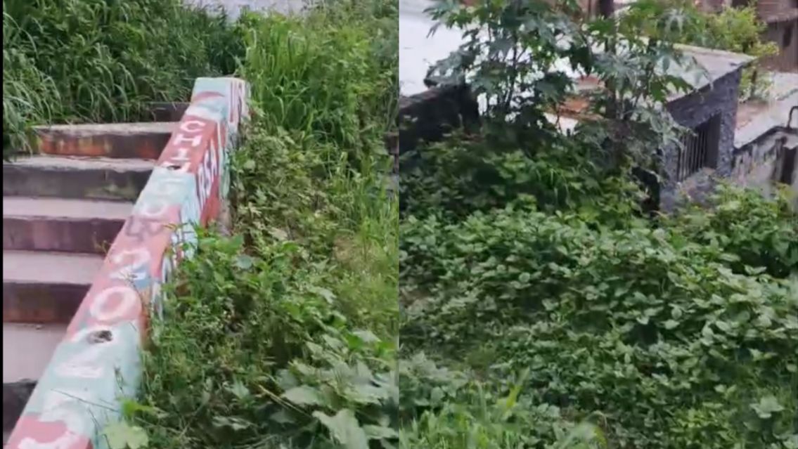 Vecinos estallaron por el abandono en la escalera del Chingo: "Solo limpian para el carnaval"