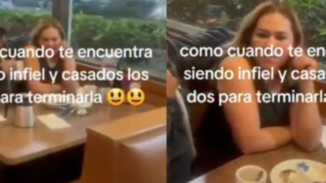 Descubri� a su esposo besando a su mejor amiga y los expuso