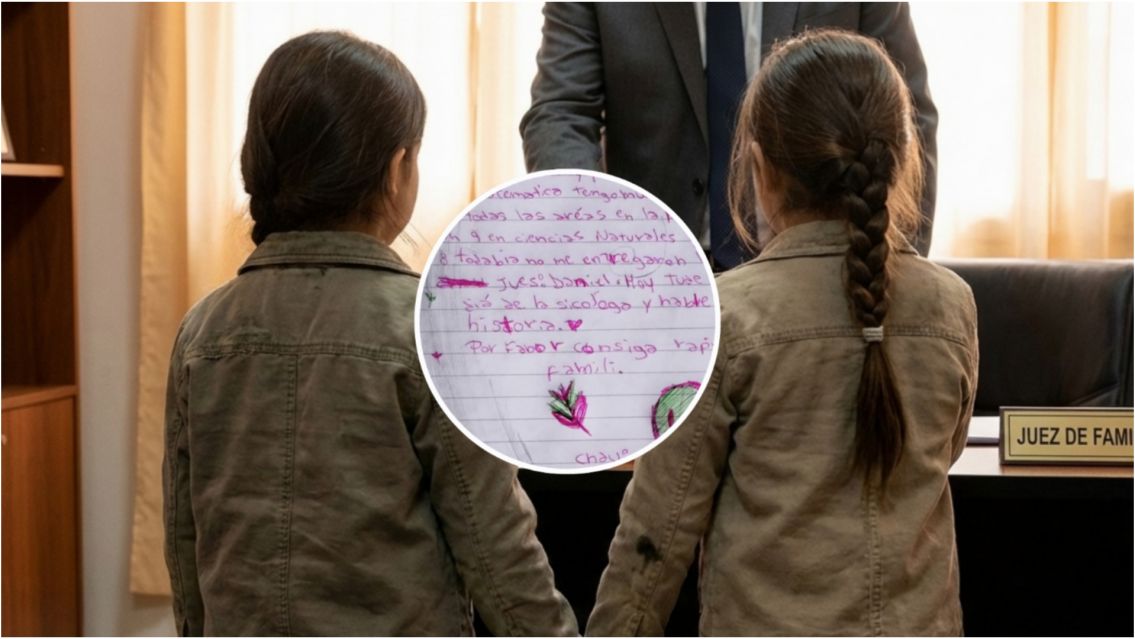El pedido de dos nenas huérfanas a la Justicia: "Por favor, consiga rápido una familia"