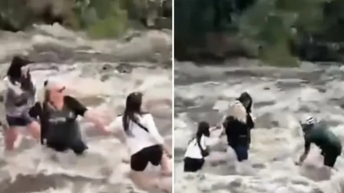 Un ministro se tir� a un arroyo para salvar a turistas que se ahogaban
