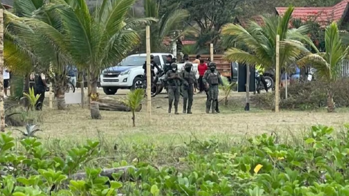 Varias familias gritaron asustadas en una playa: "Estaban colgadas"