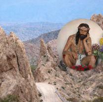 Encontraron un Cristo sentado en medio de los cerros y sorprendió a todos