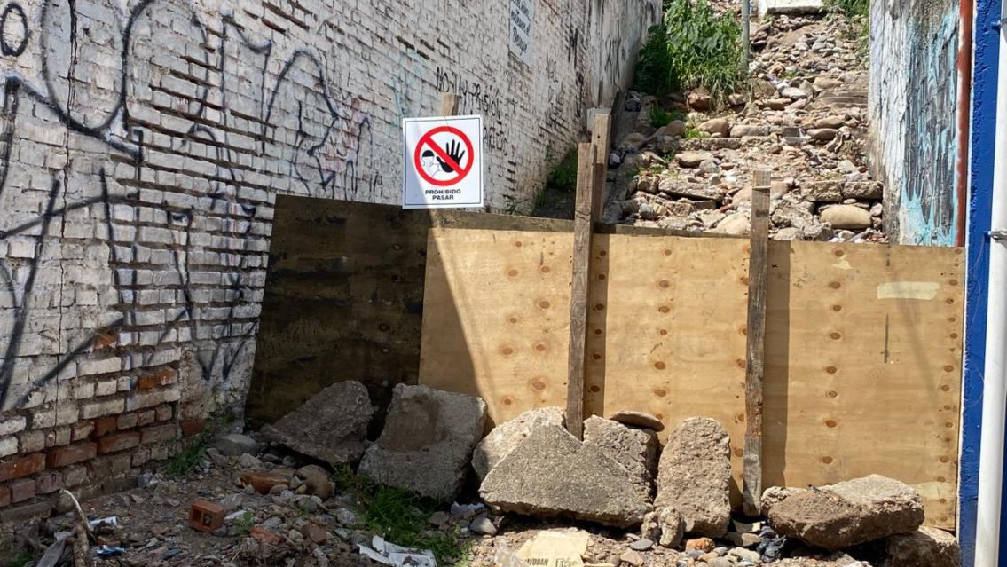 Tras la denuncia de Que Pasa Jujuy, el Municipio empezó a trabajar en las escaleras de Gorriti