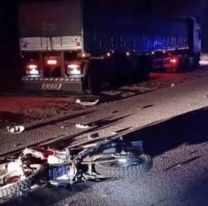 Choque fatal en Ruta 9: un motociclista murió y su acompañante lucha por su vida