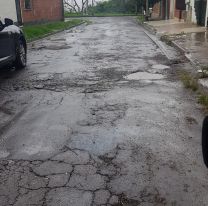 Vecinos furiosos por el abandono de una calle clave en Cuyaya