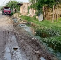 Barro y dengue: el calvario de una cuadra olvidada por la gestión del Chuli Jorge