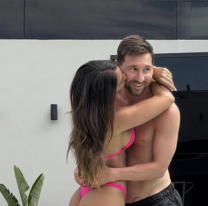 No hay tal crisis: el fogoso posteo de Anto Roccuzzo y Leo Messi al borde de la pile