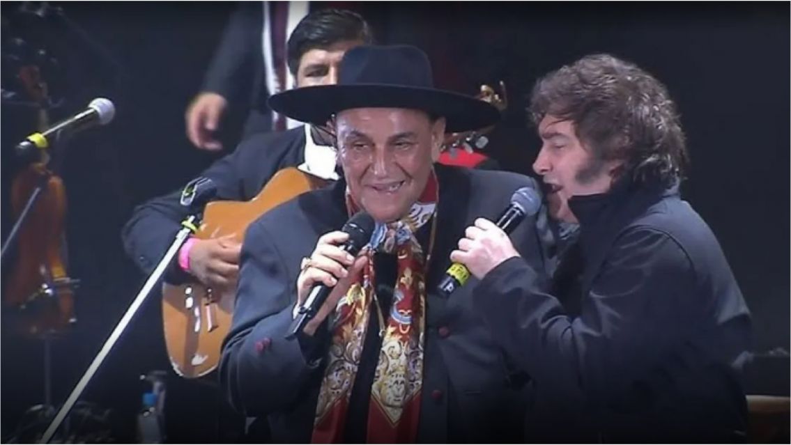 Milei cantó en Jesús María junto al Chaqueño y sorprendió a todos con "Amor Salvaje"