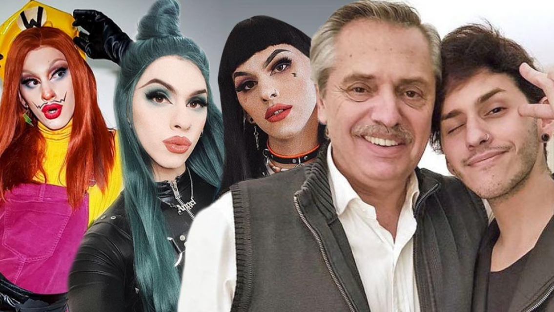 Reapareci� el hijo drag queen de Alberto Fern�ndez y habl� de todo