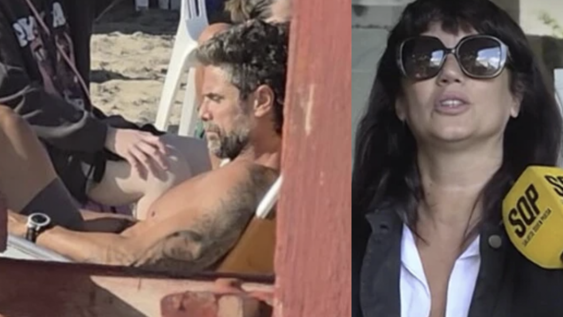 Él solo en la playa y ella al toque subió cosas con su ex: Griselda y Luciano separados