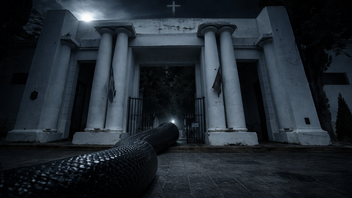 "Una mujer le daba de comer por las noches": la historia del vibor�n de un cementerio norte�o