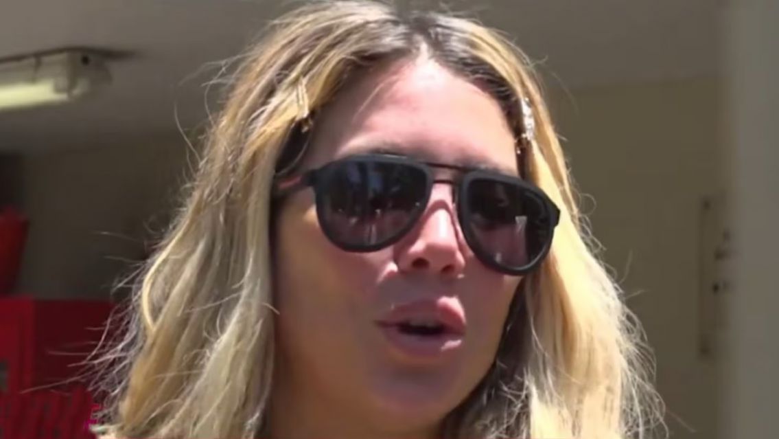 Wanda Nara se mostr� al natural y en redes la liquidaron por el estado de su cabello