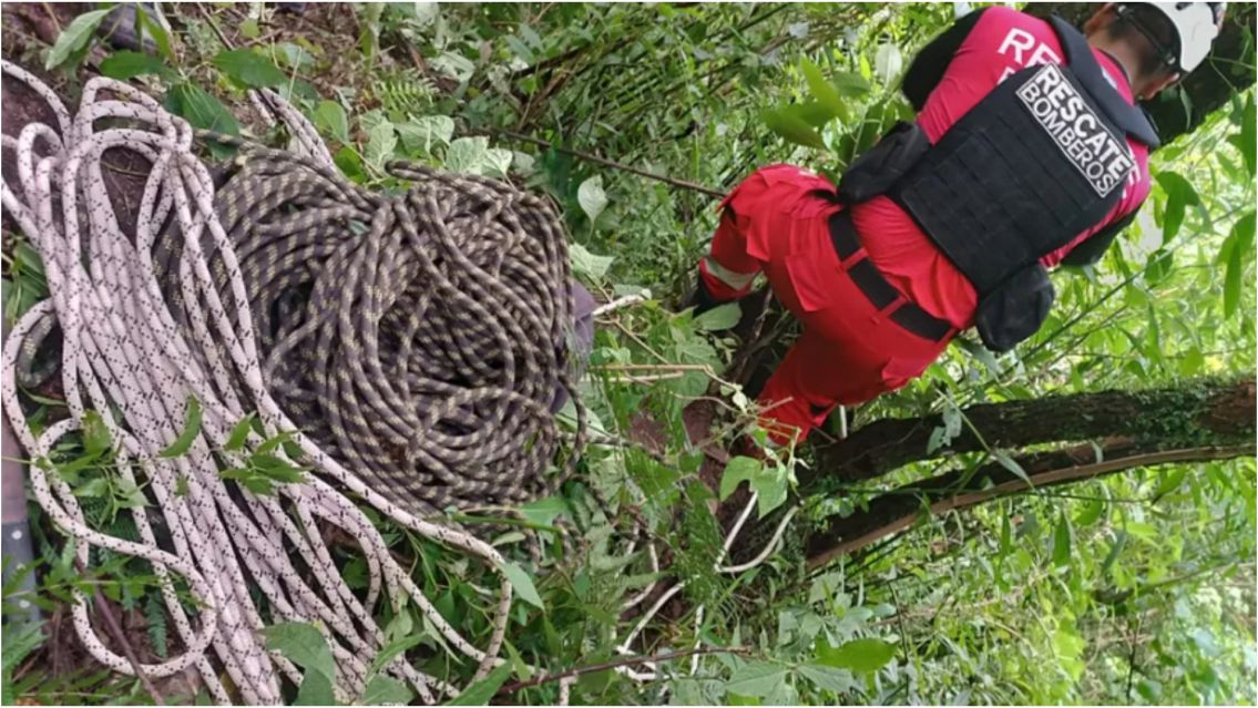 Drama en Termas de Reyes: dos personas desbarrancaron y fueron rescatadas