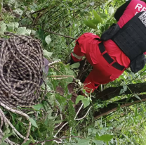 Rescate dram&aacute;tico en las Termas de Reyes: cayeron al vac&iacute;o y se salvaron de milagro