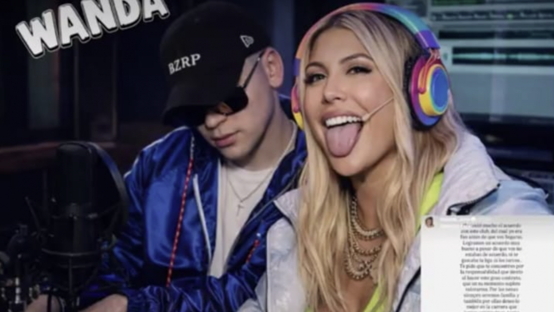 Para esto pago internet: hicieron una sesión de Biza con el comunicado de Wanda