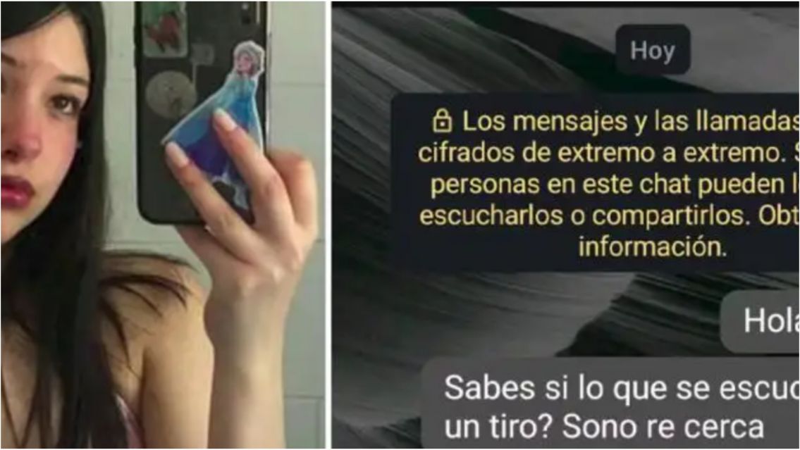 Escuch� un tiro, le escribi� al vecino y la respuesta la dej� aterrada