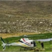 Impactante rescate: abuelito cayó de una mula y lo salvaron en helicoptero
