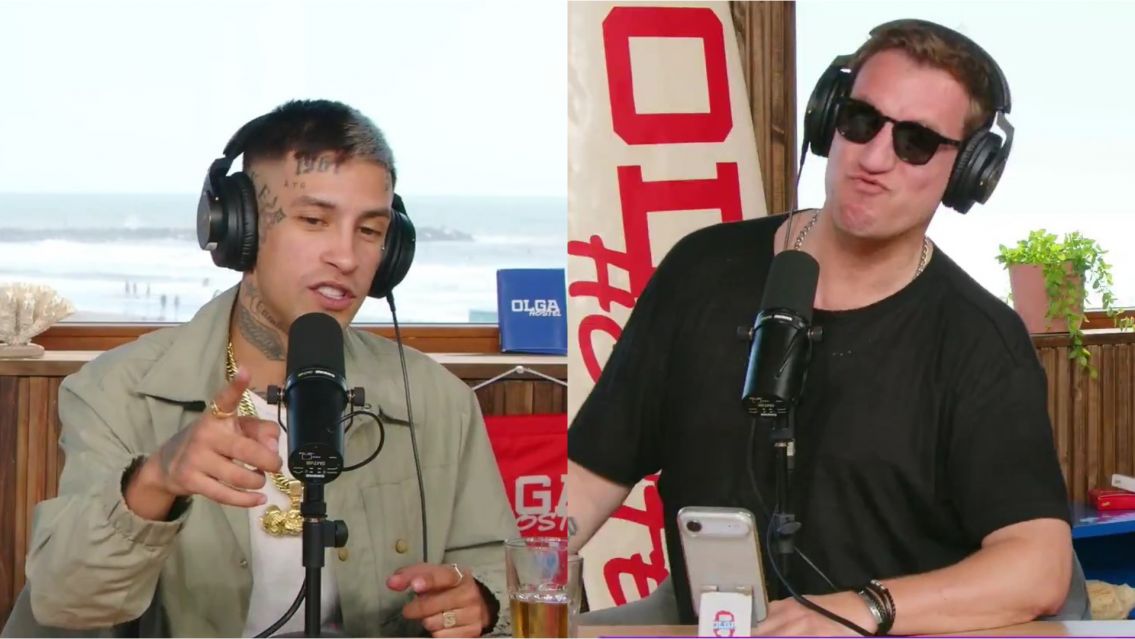 L-Gante y Maxi López juntos: confesiones, chicanas y una charla impensada por Wanda Nara