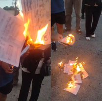 URGENTE: fuego en EJESA, vecinos hartos se manifiestan